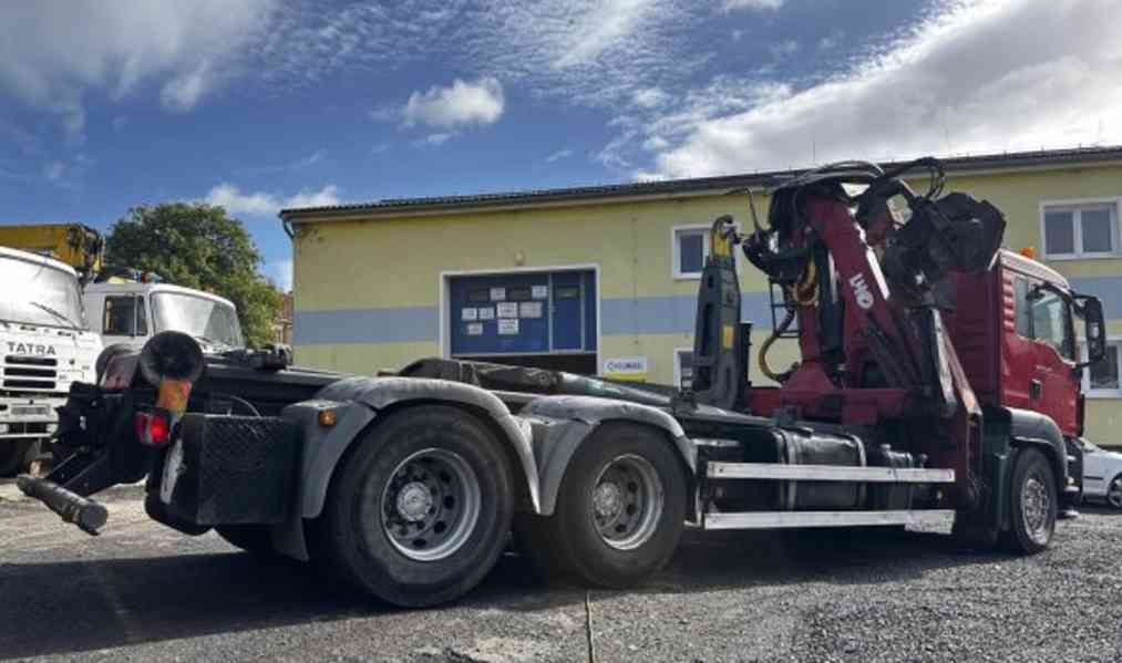 6x4 MAN kovošrot EUR5 kontejner+HR 30/26t - foto 5