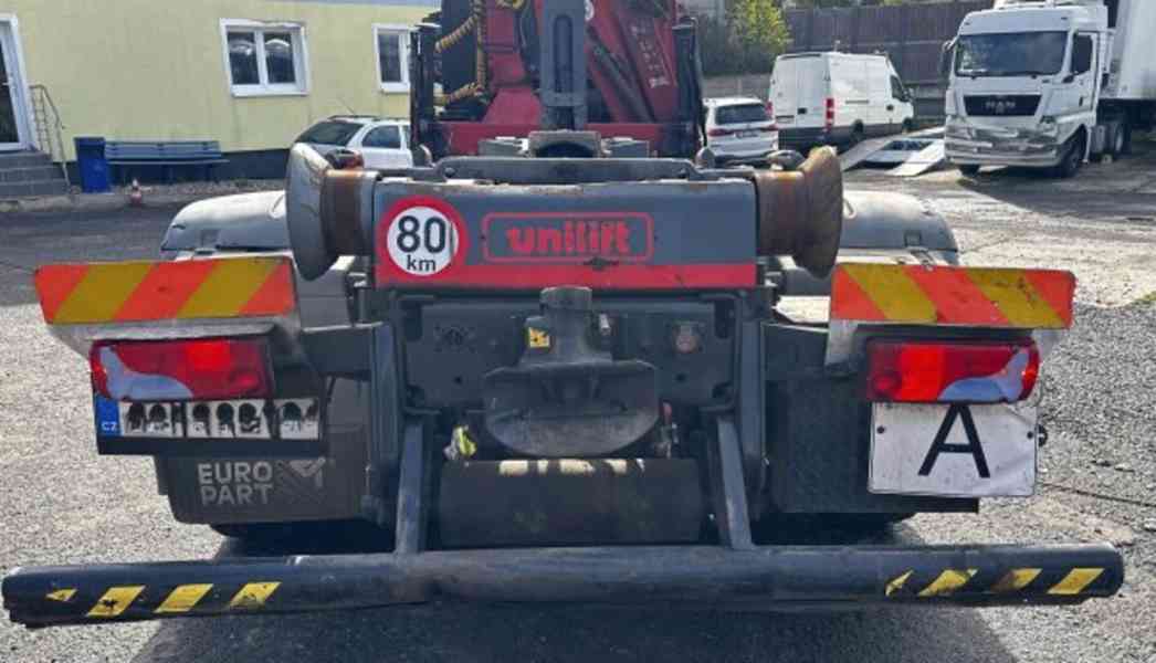 6x4 MAN kovošrot EUR5 kontejner+HR 30/26t - foto 4