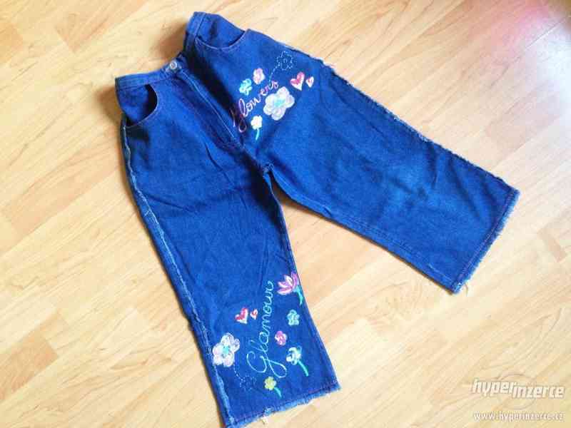 Dívčí letní tříčtvrteční kalhoty Oviesse (7 - 8 let) - foto 1