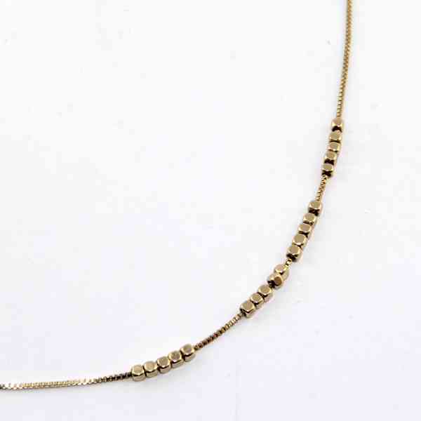 Pilgrim - Jemný náhrdelník s mini kostkami Velikost: OS - foto 2