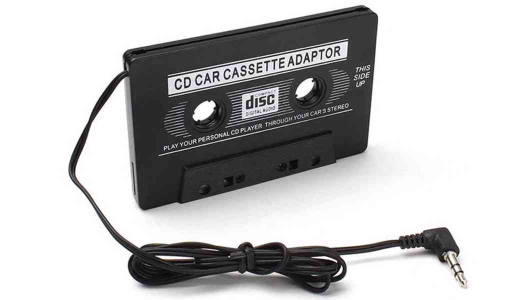 MP3 kazetový adaptér do auta s 3,5 jack kabelem nový  - foto 1
