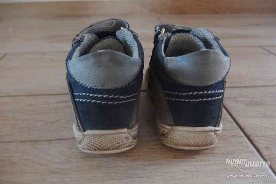 Celoroční kožené boty Essi, vel. 20 - foto 3