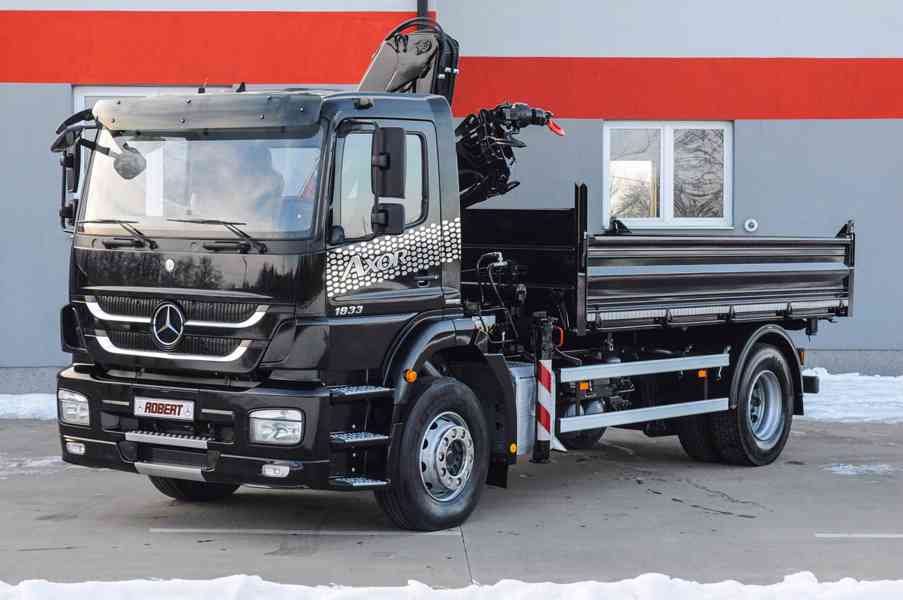 MERCEDES AXOR 1833 TŘÍSTRANNÝ SKLÁPĚČ HYDRAULICKÁ RUKA EURO5 - foto 3