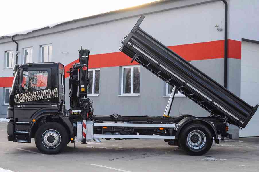 MERCEDES AXOR 1833 TŘÍSTRANNÝ SKLÁPĚČ HYDRAULICKÁ RUKA EURO5 - foto 81