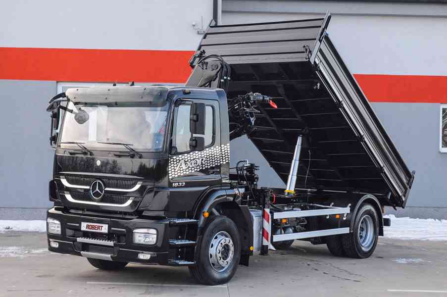 MERCEDES AXOR 1833 TŘÍSTRANNÝ SKLÁPĚČ HYDRAULICKÁ RUKA EURO5 - foto 80