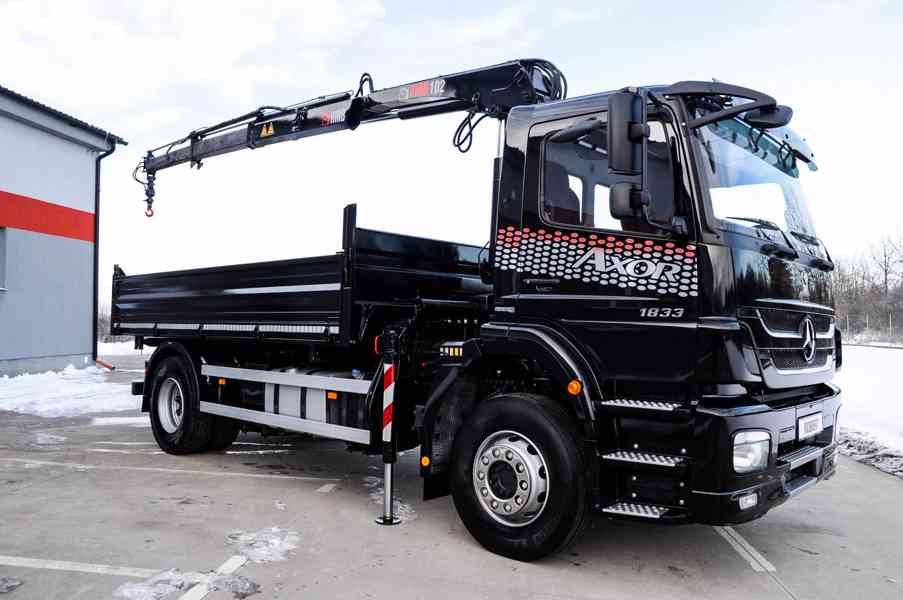 MERCEDES AXOR 1833 TŘÍSTRANNÝ SKLÁPĚČ HYDRAULICKÁ RUKA EURO5 - foto 112