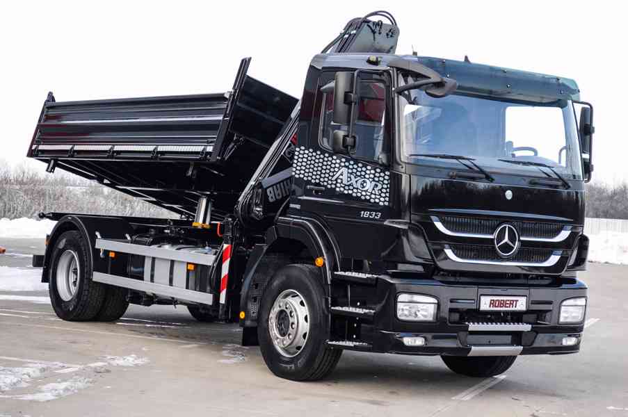 MERCEDES AXOR 1833 TŘÍSTRANNÝ SKLÁPĚČ HYDRAULICKÁ RUKA EURO5 - foto 98