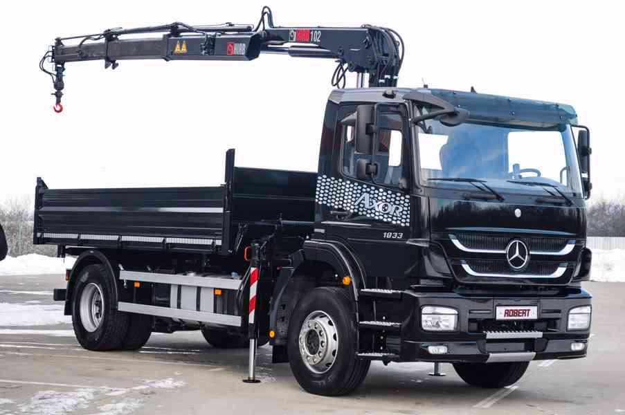MERCEDES AXOR 1833 TŘÍSTRANNÝ SKLÁPĚČ HYDRAULICKÁ RUKA EURO5 - foto 103
