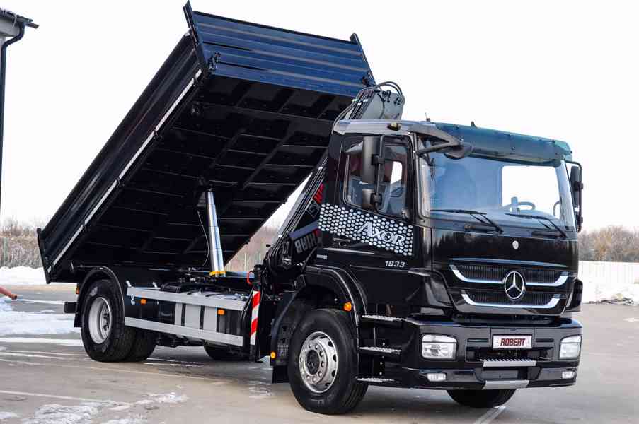 MERCEDES AXOR 1833 TŘÍSTRANNÝ SKLÁPĚČ HYDRAULICKÁ RUKA EURO5 - foto 79