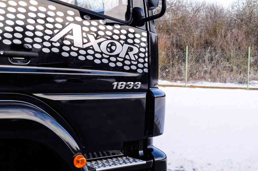 MERCEDES AXOR 1833 TŘÍSTRANNÝ SKLÁPĚČ HYDRAULICKÁ RUKA EURO5 - foto 9