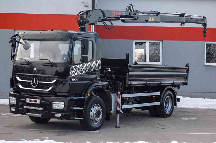 MERCEDES AXOR 1833 TŘÍSTRANNÝ SKLÁPĚČ HYDRAULICKÁ RUKA EURO5 - foto 104