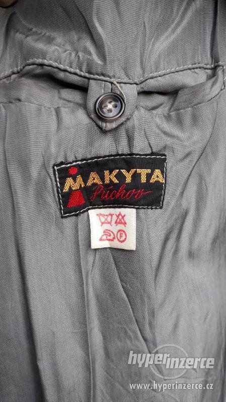 Retro starý kabát Makyta Púchov, na postavu 190cm. - foto 3