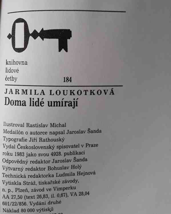 Doma lidé umírají - Loukotková - foto 5