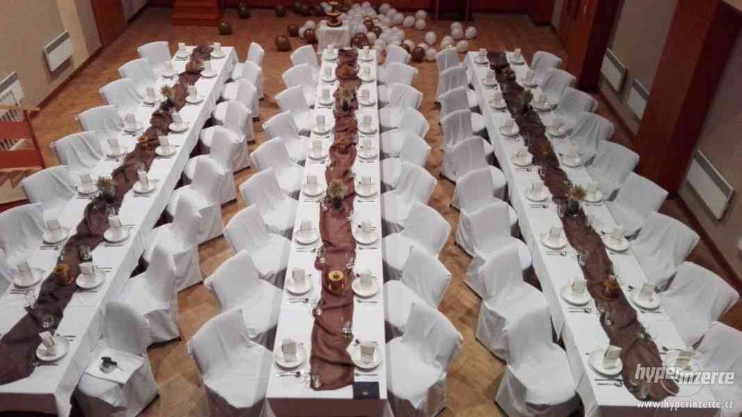 svatební potahy na židle - foto 3