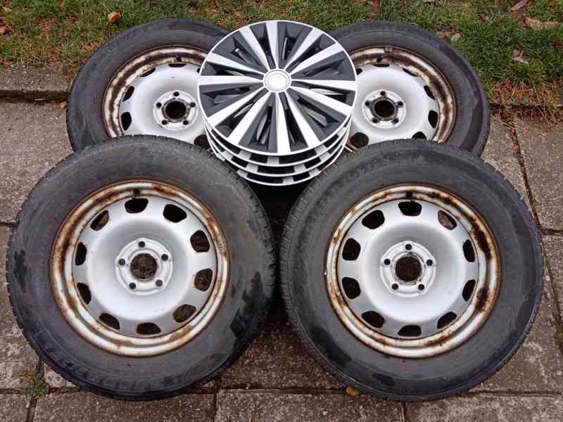 Zimní kola 16ky 5x114,3 pneu 90% DACIA NISSAN - dobírka - foto 1
