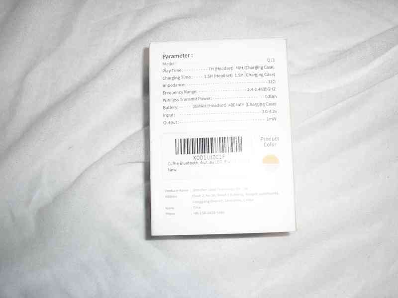 Sluchátka Besnoow Q13 bílé - foto 5