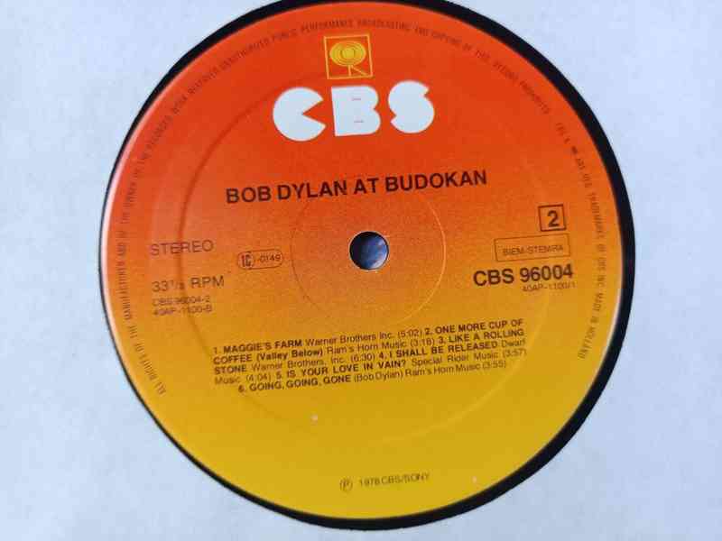 Bob Dylan ‎– Bob Dylan At Budokan  (2 LP) - foto 7