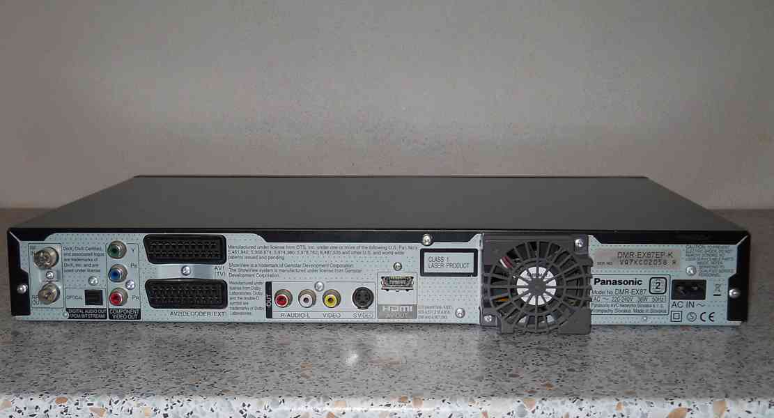 DVD rekordér Panasonic DMR-EX87 - foto 6