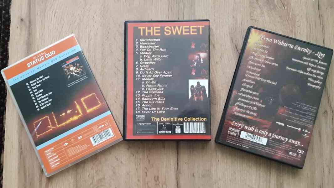 DVD THE SWEET, NIGHTWISH, STATUS QUO. - foto 2