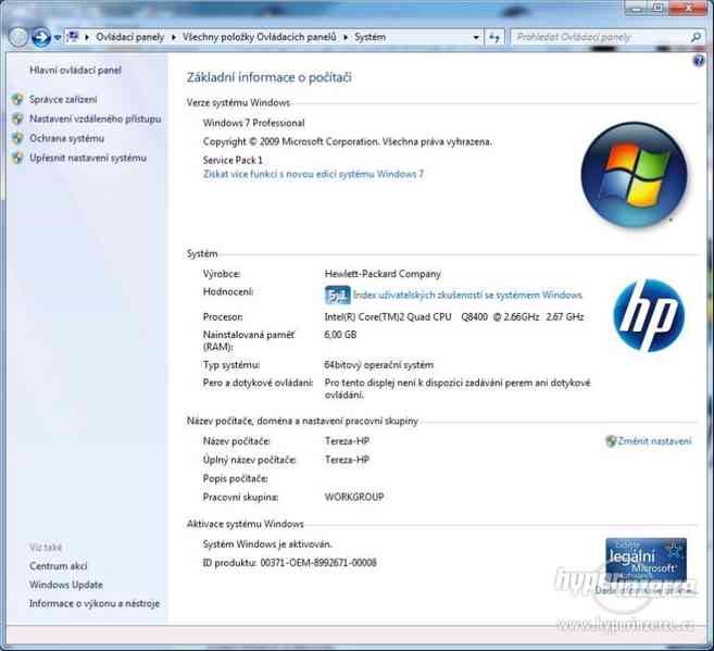 Špičkový HP dc7900 - čtyřjádro Intel, 6GB, ATi Radeon HD 2GB - foto 2