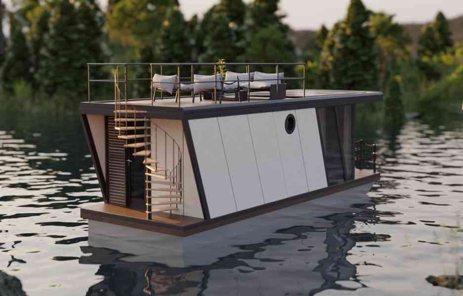 Hausbot Houseboat 9.3x3m