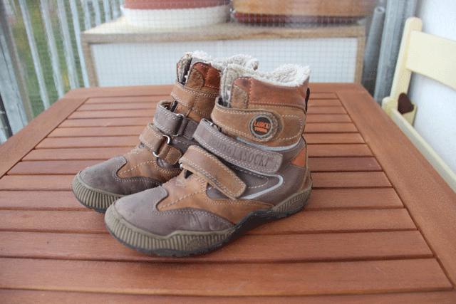 Chlapecké kožené zimní boty, vel. 31 - foto 1