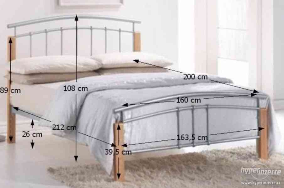 Kovová postel MIRELA 160x200 - foto 1