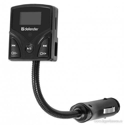 LCD FM transmitter MP3 na USB, SD, MMC do auta - foto 1