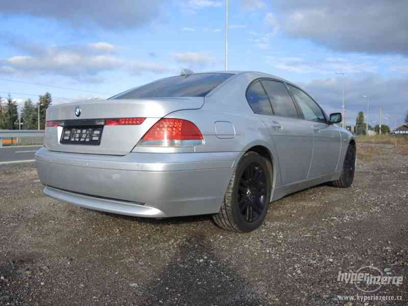 BMW 730D, e65, 2004, 160kW, klima., NAVi, automat + sada kol - foto 5