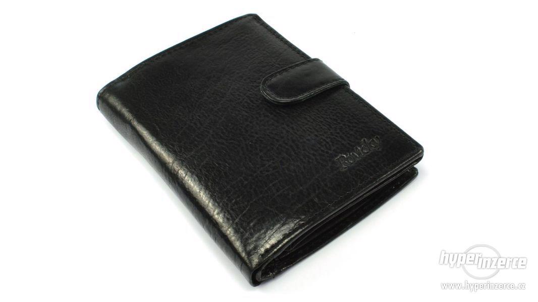 Pánská kožená zapínací peněženka - foto 3