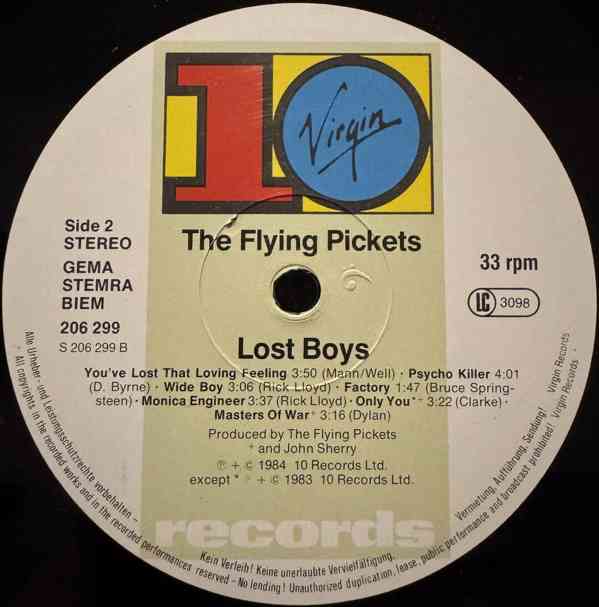The Flying Pickets – Lost Boys (LP) - foto 6