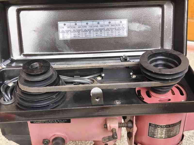 Prodám stolní LITINĚNOU vrtačku T.I.P. DRILLMASTER 15/6 -380 - foto 5