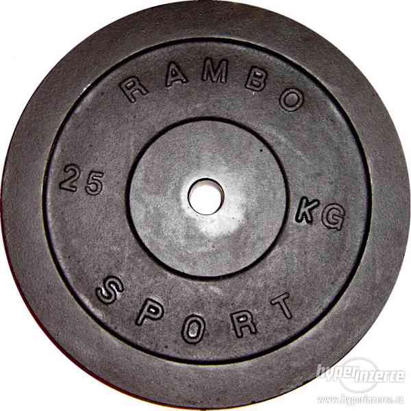Závaží - Kotouče 25kg  4O kusů - foto 1
