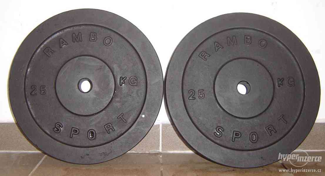 Závaží - Kotouče 25kg  4O kusů - foto 2