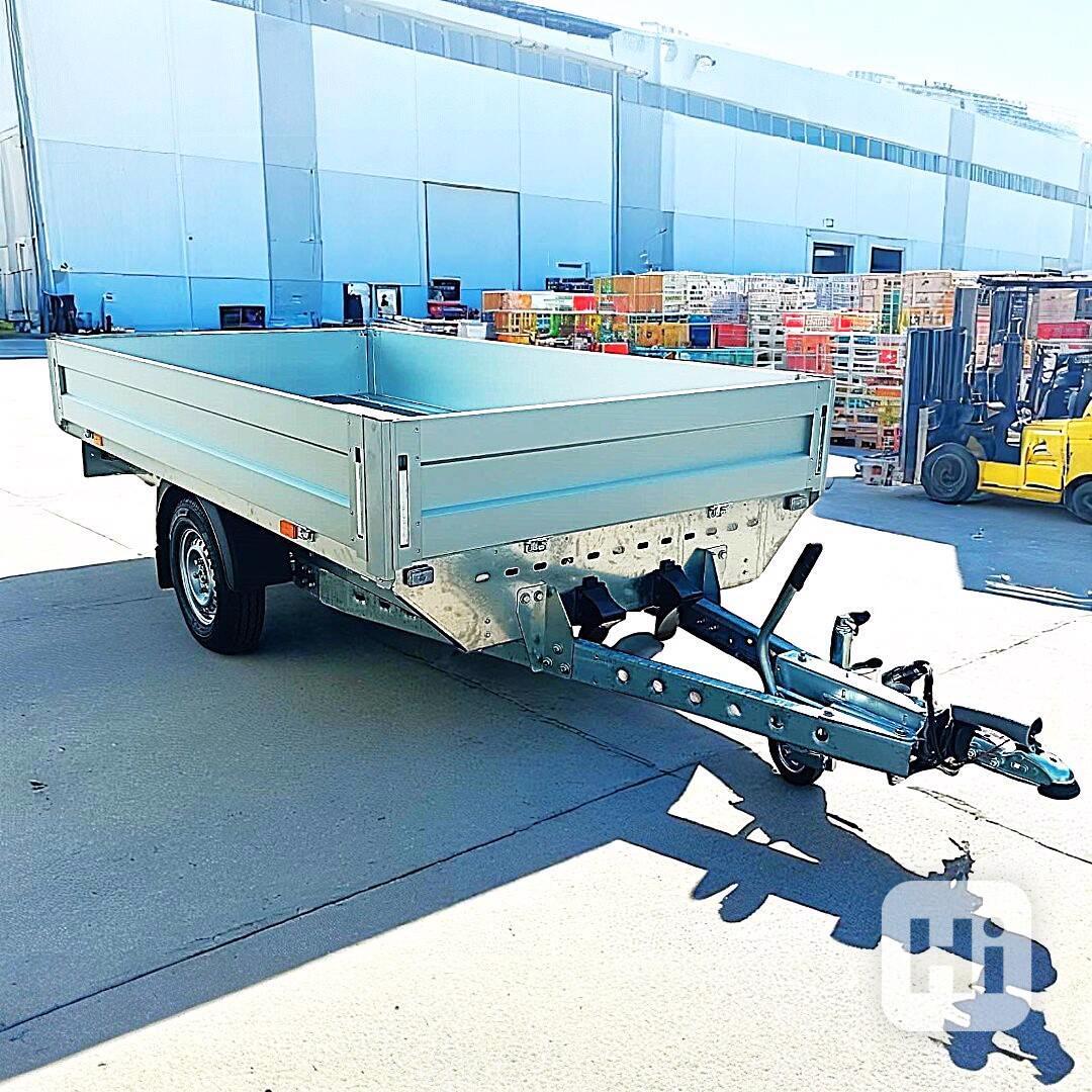Nový brzděný přívěsný vozík 1300Kg, 3,02m x1,62, PROFI, DPH - foto 1