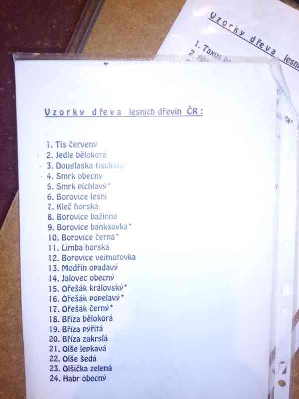 Vzorky pro učební obor (truhlář tesař a práce se dřevem) - foto 3
