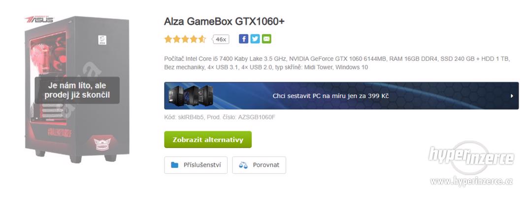 Alza GameBox GTX1060+ - foto 8