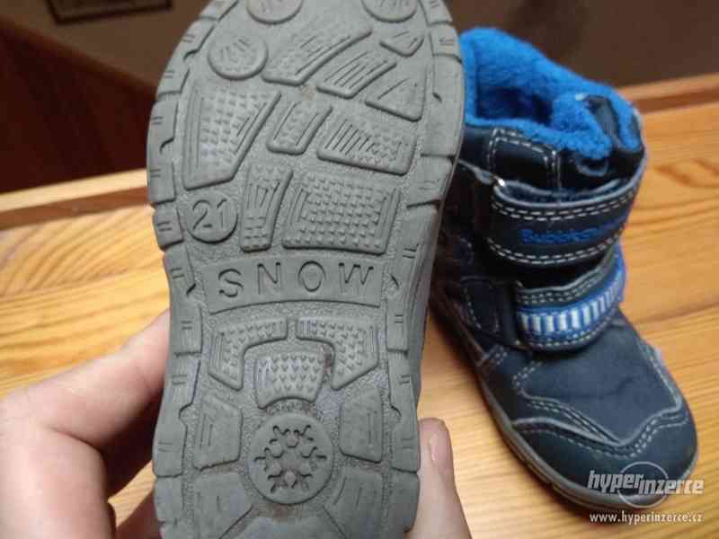Dětské zimní boty vel 21 - foto 3