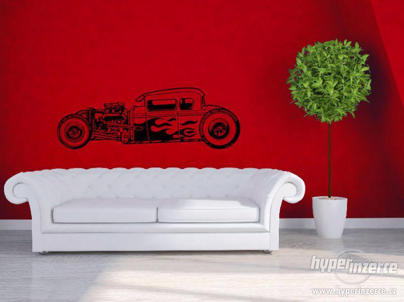 Samolepka na zeď- Hot Rod - foto 1