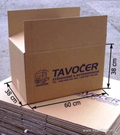 Krabice na stěhování, přepravní krabice - nové nebo použité! - foto 1
