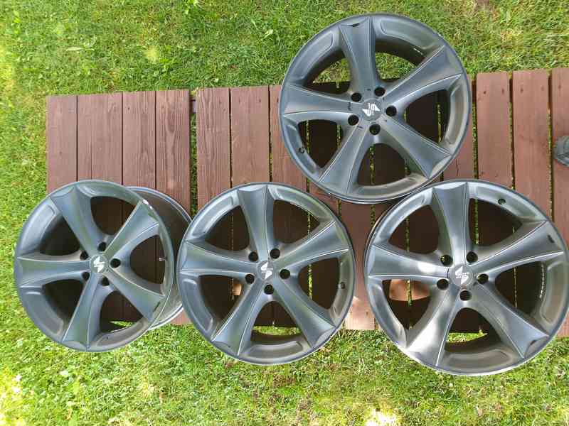 Alu disky Audi(černé)+ koncern, 5x112(9Jx19H2) - foto 2