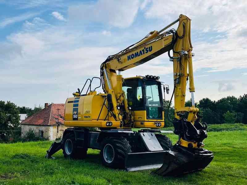 Kolové rypadlo Komatsu PW160-10 (Možnost leasingu) - foto 6