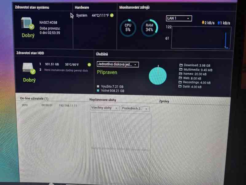 NAS Fujitsu dvoudiskovy typ Q700 - foto 6