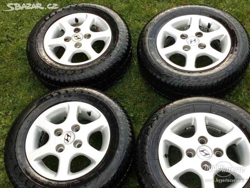 ALu kola,disky Hyundai  13 + zimní pneu 7 mm - foto 1