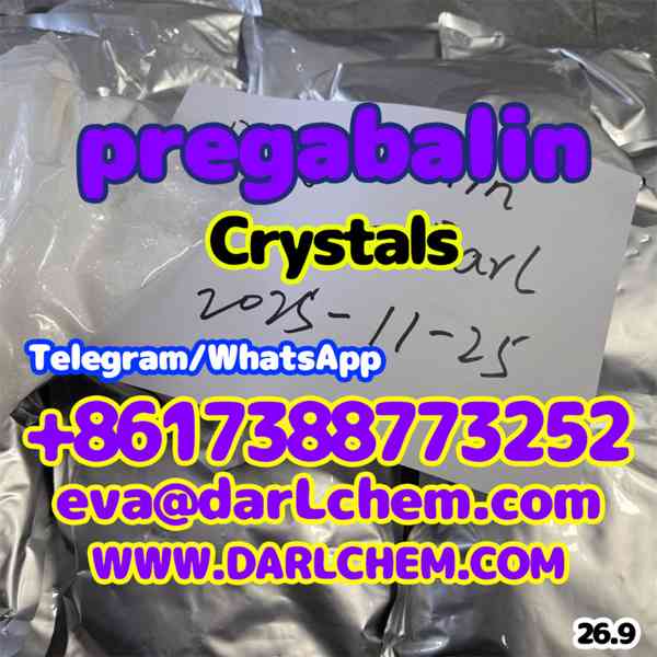 High Purity pregabalin crystals powder 148553-50-8 Salt  - foto 2