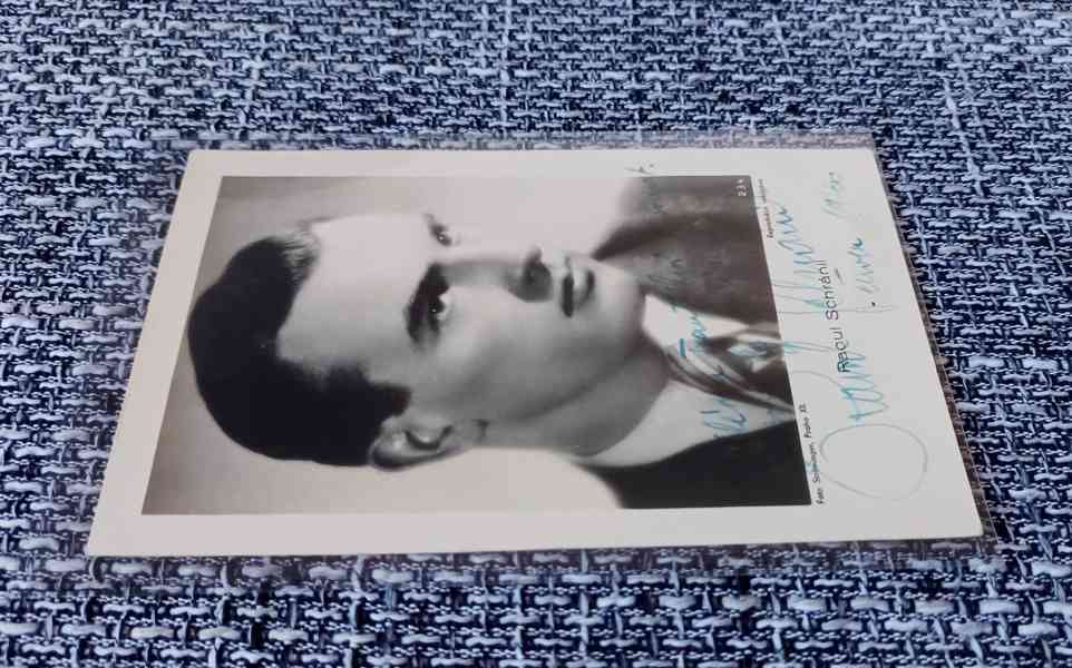 Raoul Schránil – autogram s dedikací, krásný stav  - foto 2