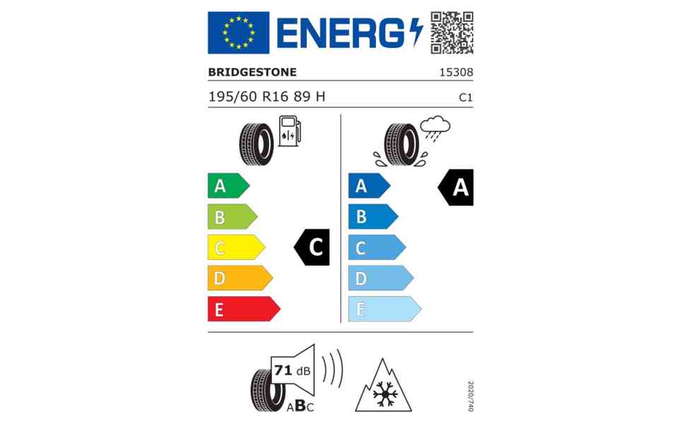 NOVÁ zimní sada Š.Kamiq/Scala+ 195/60R16 Bridgestone. - foto 27