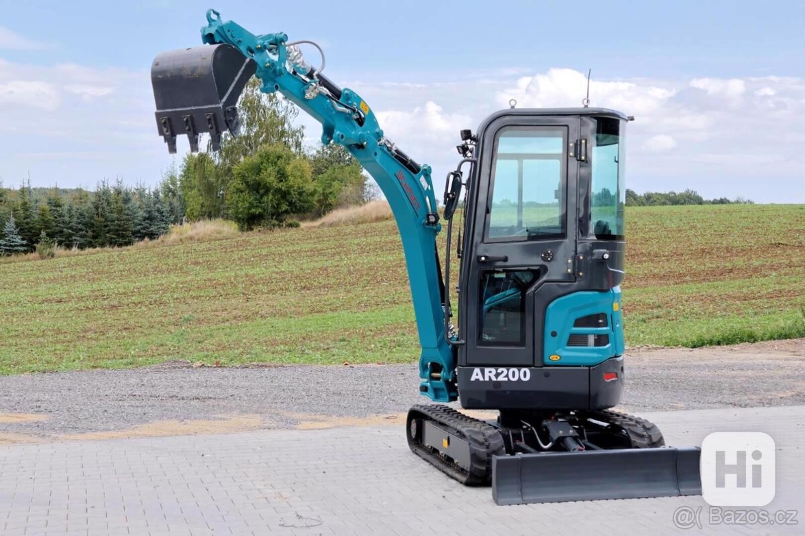 bagr, minibagr, motor Kubota, Schmidt AR 200 - foto 1