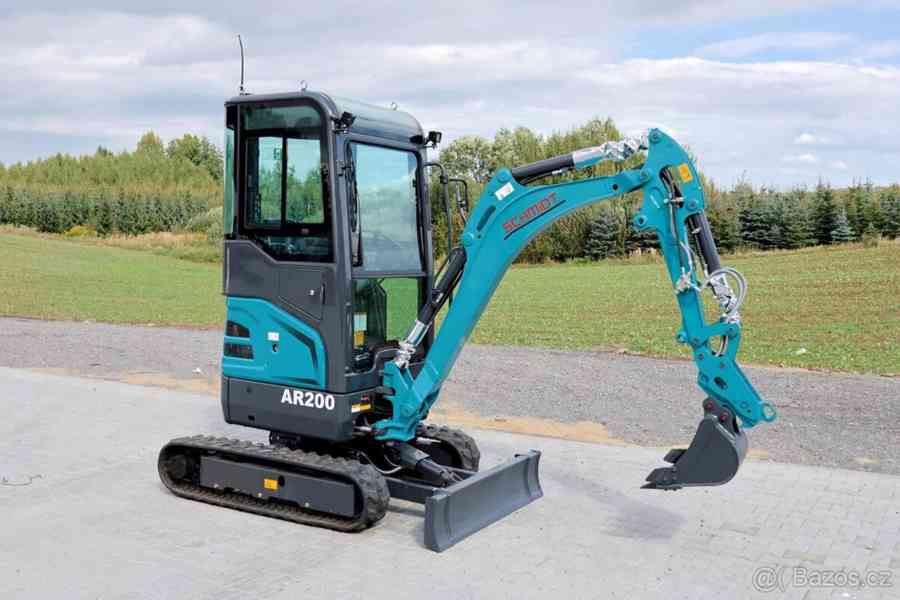 bagr, minibagr, motor Kubota, Schmidt AR 200 - foto 3