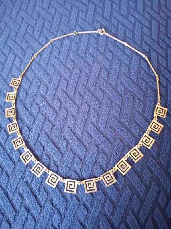 Náhrdelník Art Deco - doublé